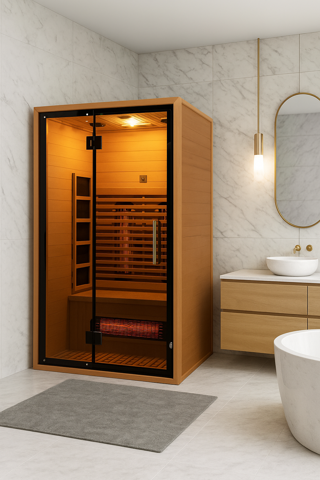 Solara Lumen Series Infrared Sauna-(2-person)